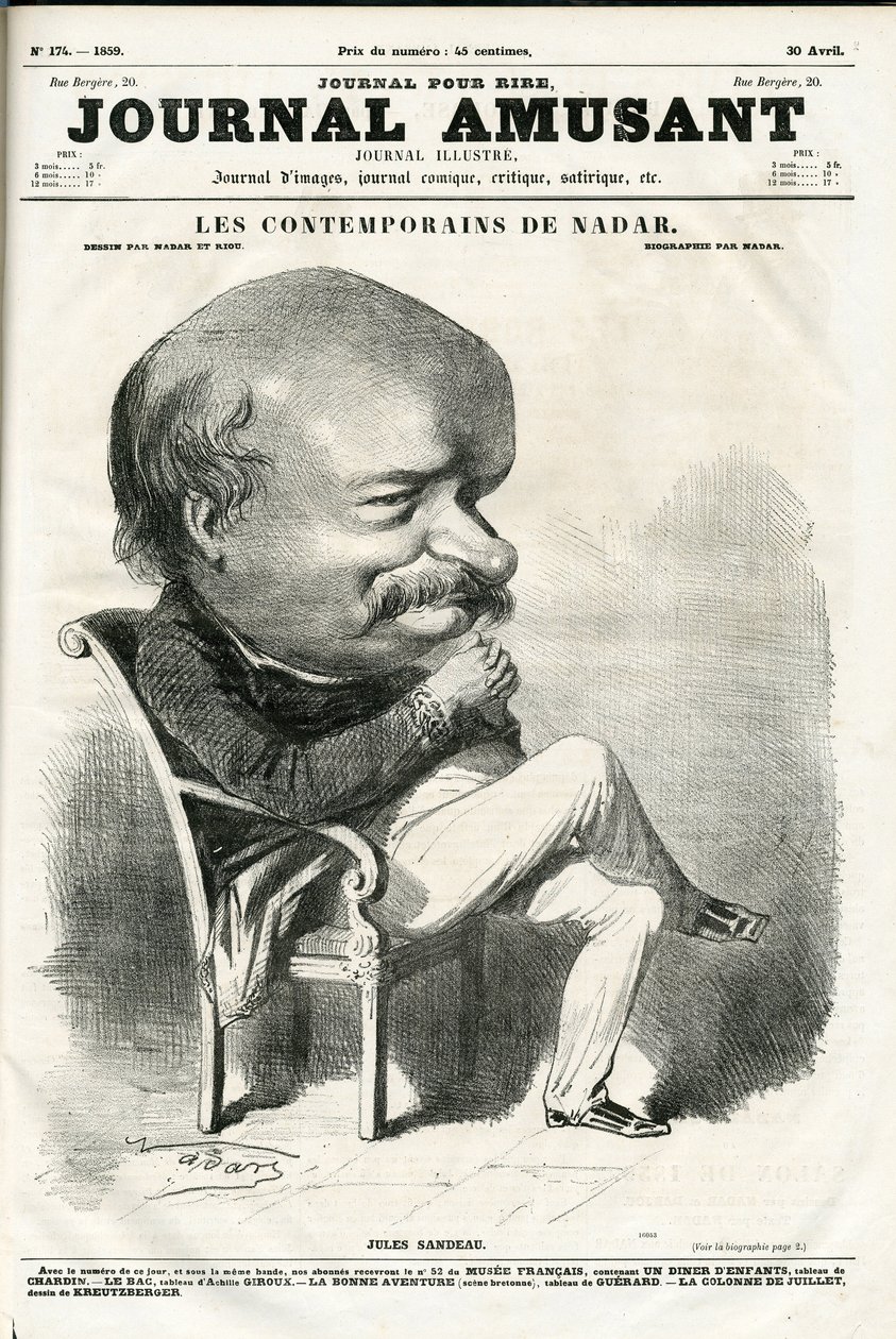 “” Eğlence Günlüğü”nün Kapağı by Nadar