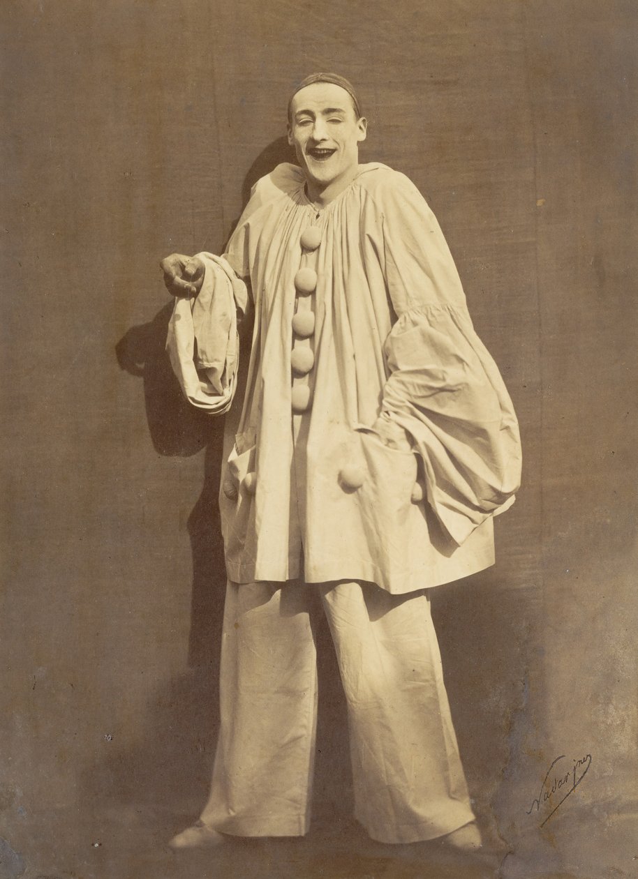 Pierrot Gülen, 1855. by Nadar