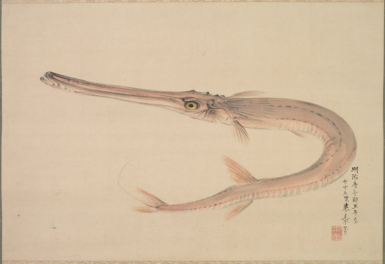 İğne Balığı (Yagara) by Nakajima Raishō
