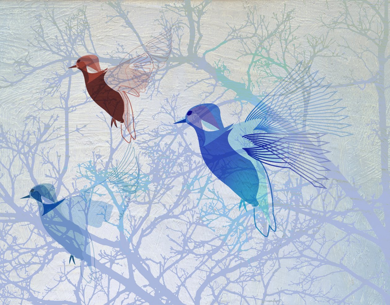Sonbahar Şafağı, 2016, (dijital sanat) by Nancy Moniz Charalambous