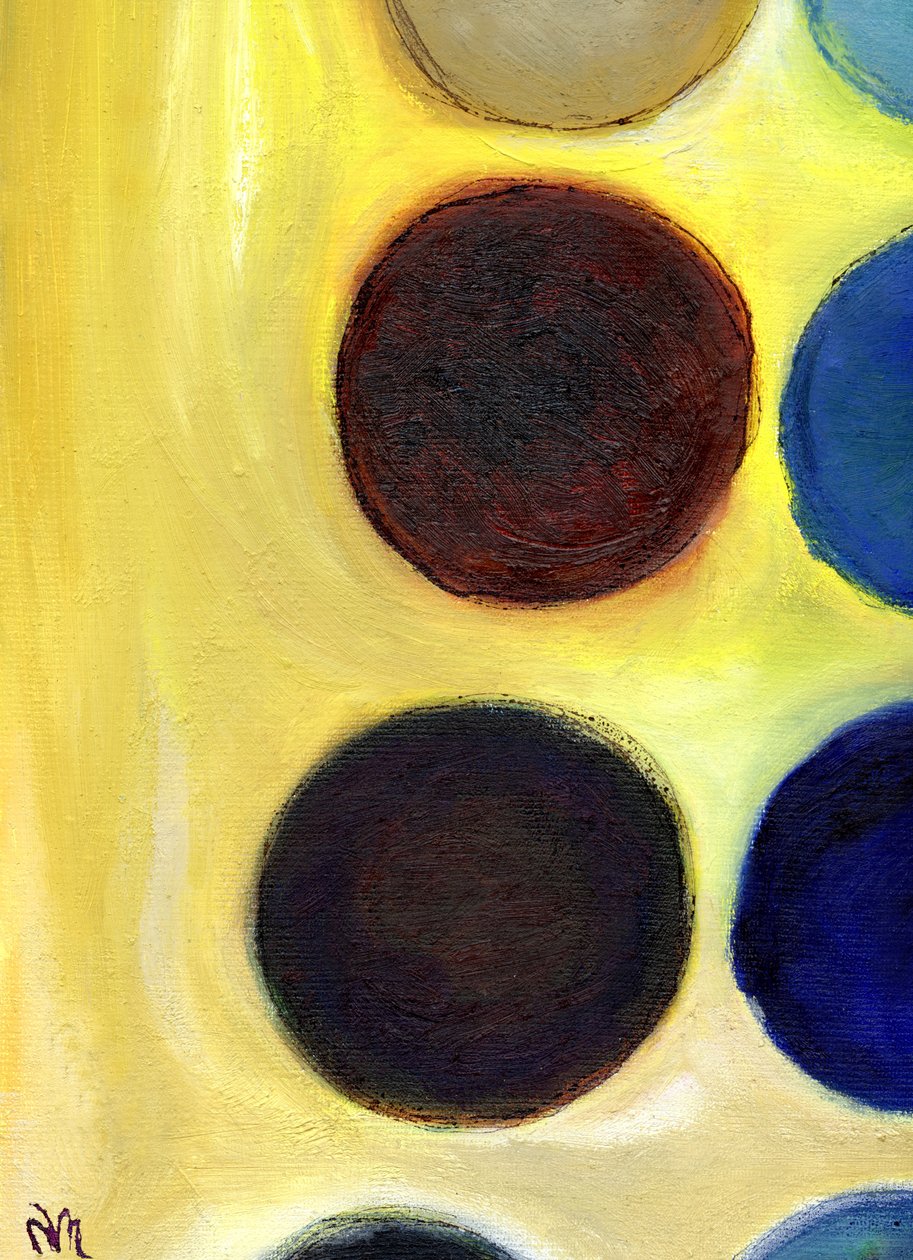 Mutlu Noktalar 4, 2014, by Nancy Moniz Charalambous