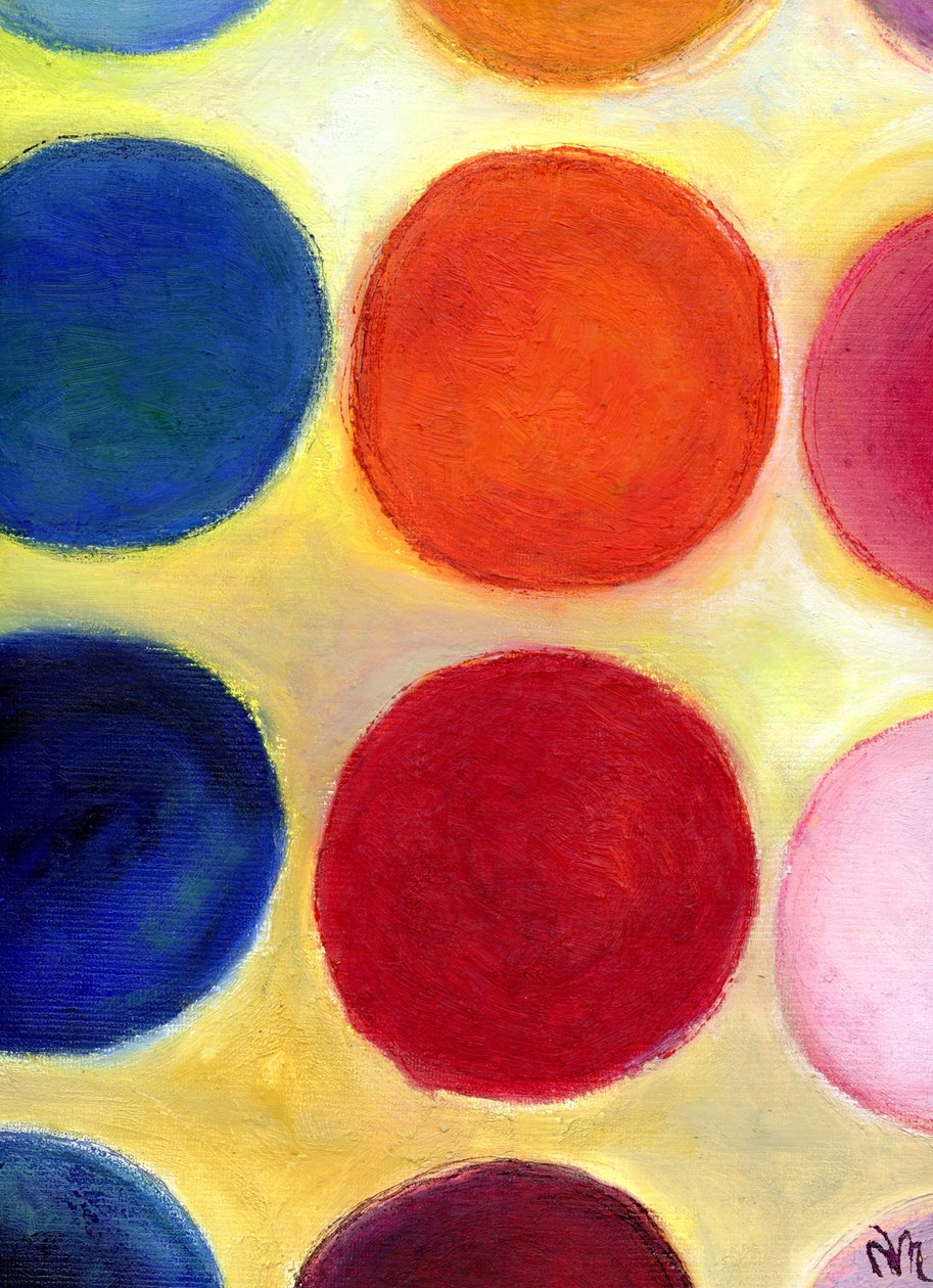 Mutlu Noktalar 5, 2014, by Nancy Moniz Charalambous