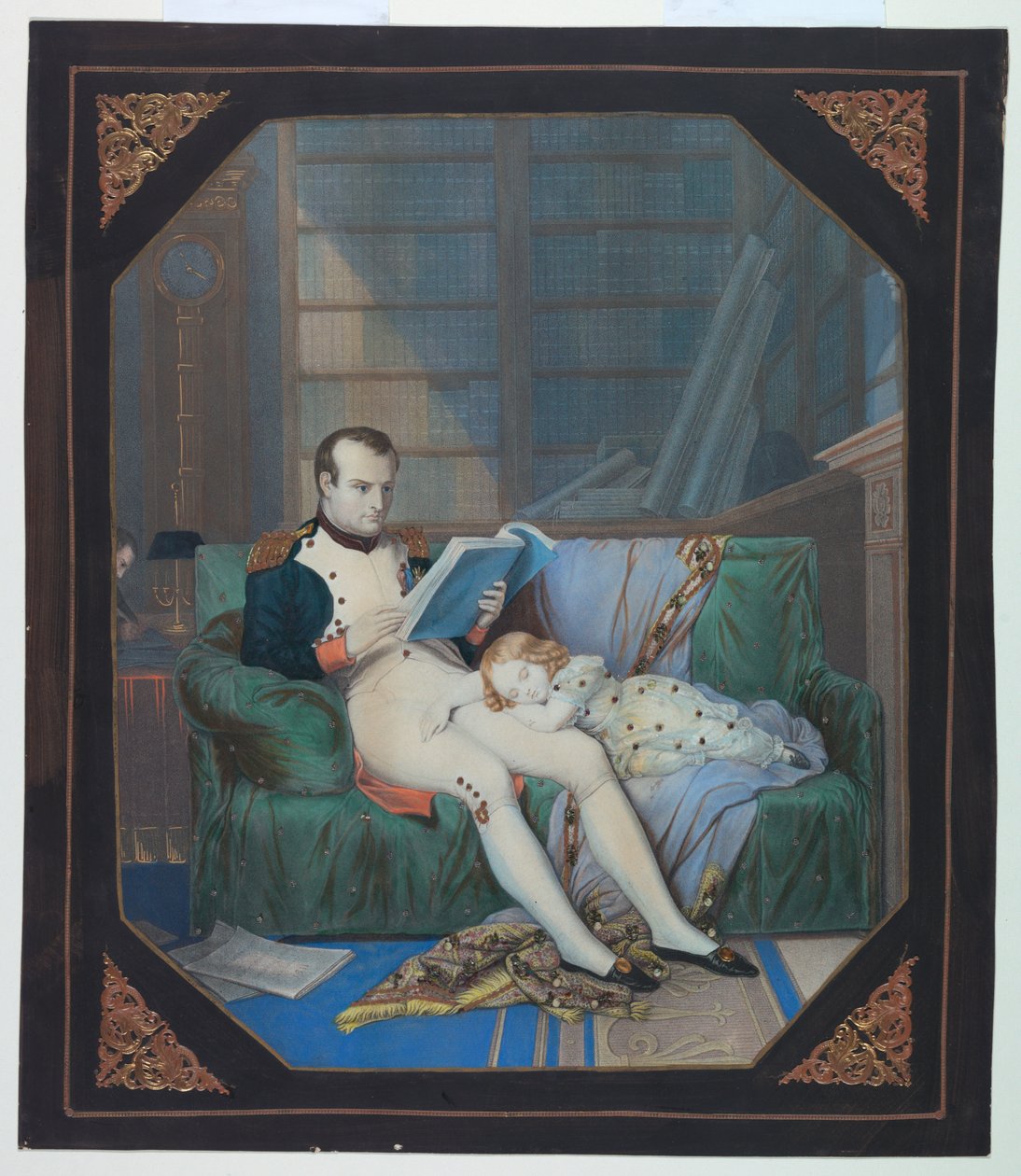 "Cinli Resim": Çalışmasında Napolyon by Napoleon Bonaparte