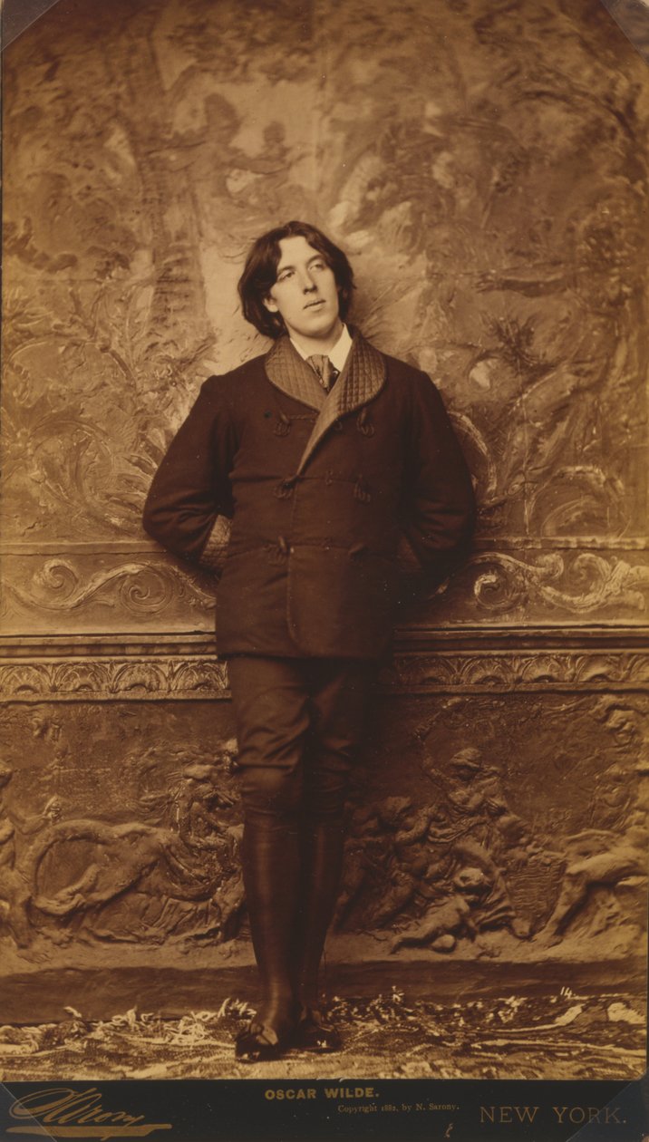 Oscar Wilde, c.1882 (albüm baskısı) by Napoleon Sarony