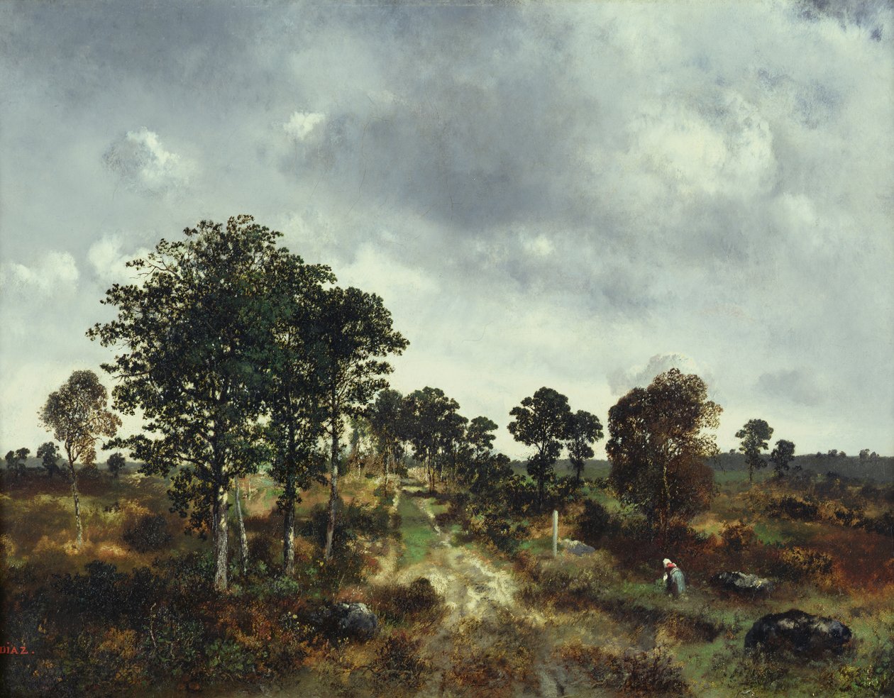 Manzara by Narcisse Virgile Diaz de la Peña