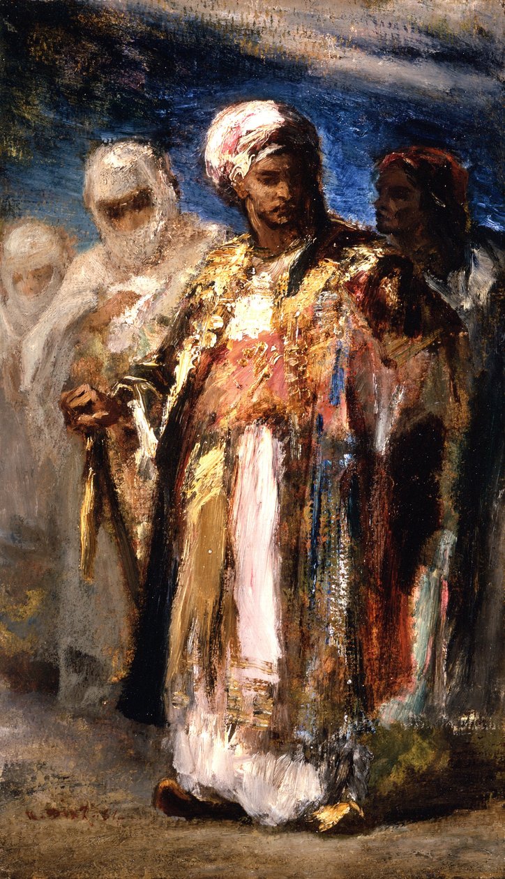 Doğu Kostümlü Erkekler, c.1845 by Narcisse Virgile Diaz de la Peña