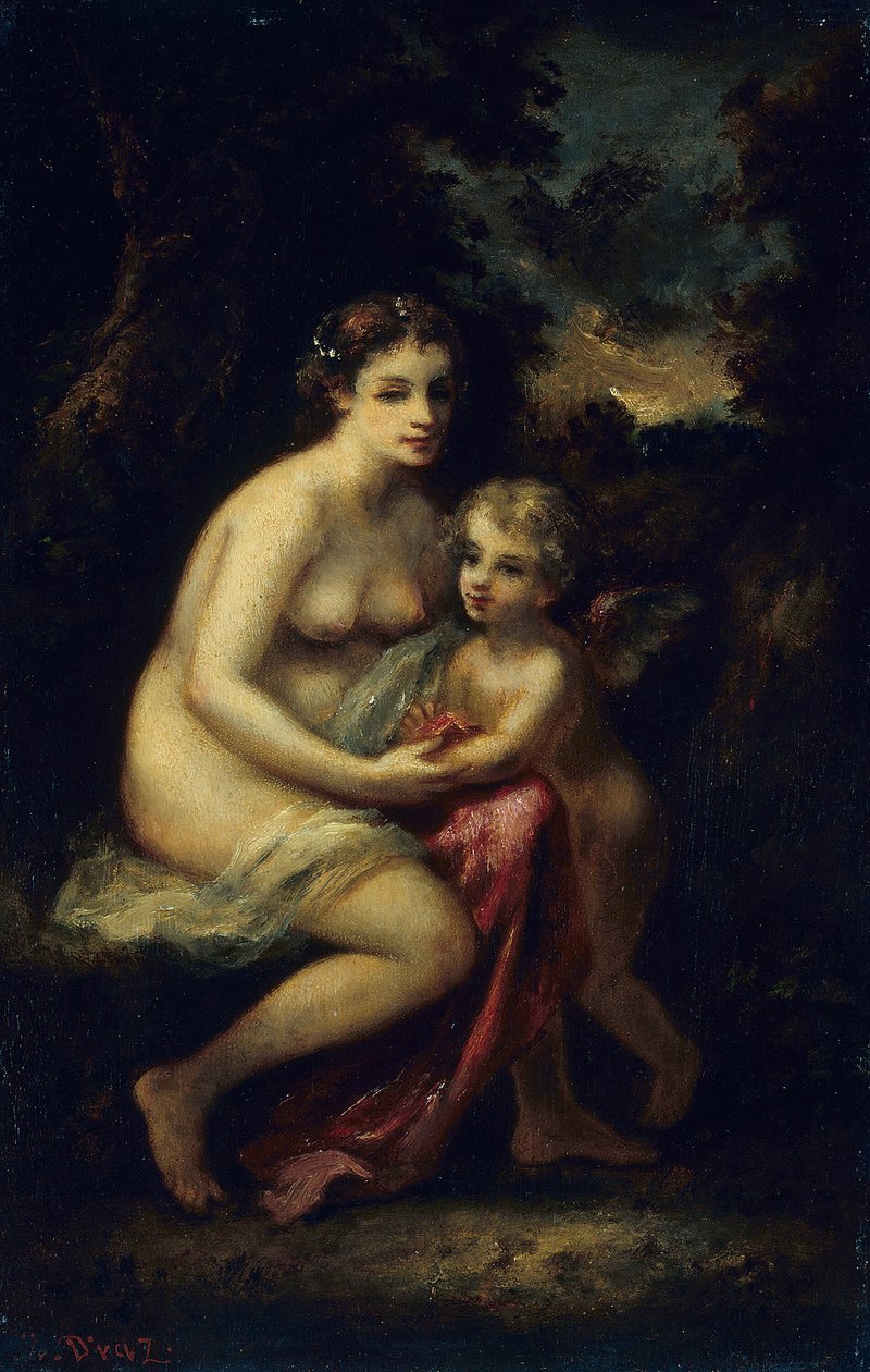 Aşk Tanrısı Eğitimi by Narcisse Virgile Diaz de la Peña
