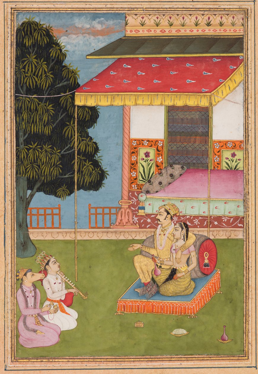 Shri Raga, bir Ragamala'dan (Melodiler Çelenk) by Nasiruddin