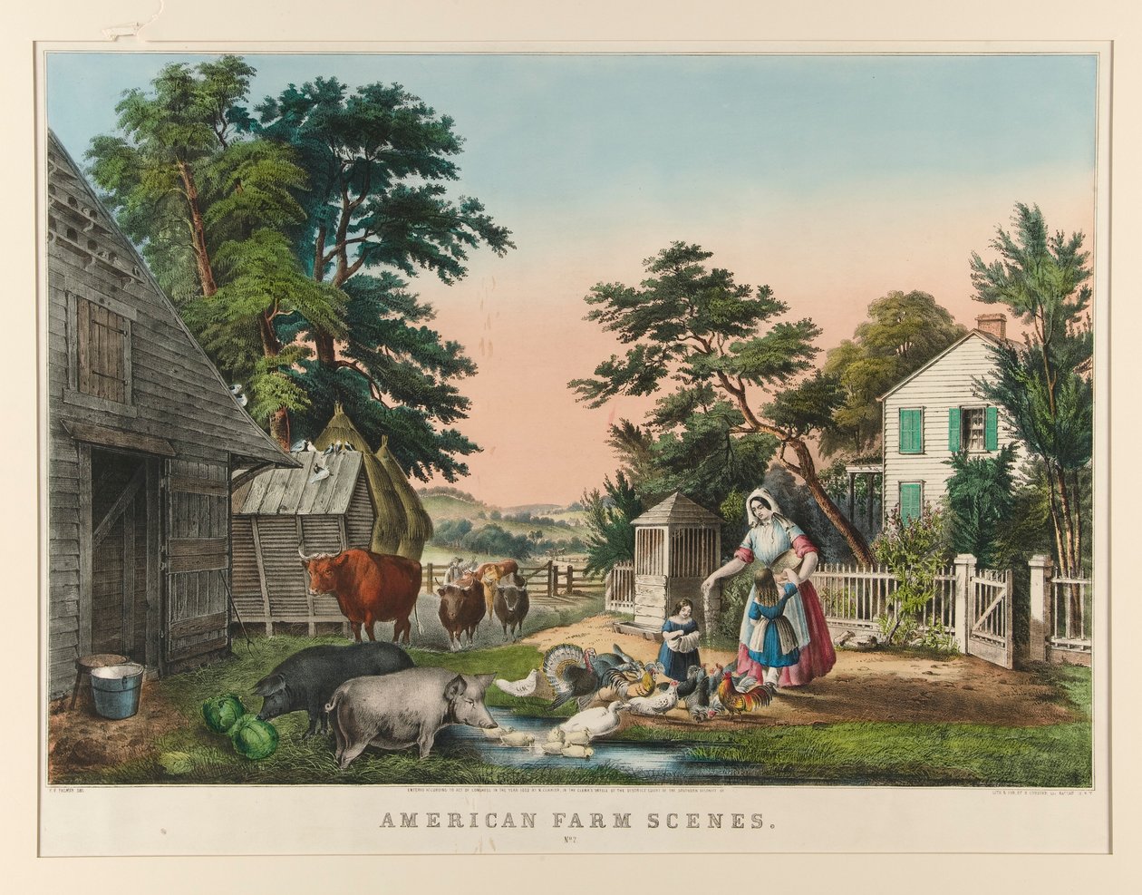 Amerikan Çiftlik Sahneleri. No.2 by Nathaniel Currier