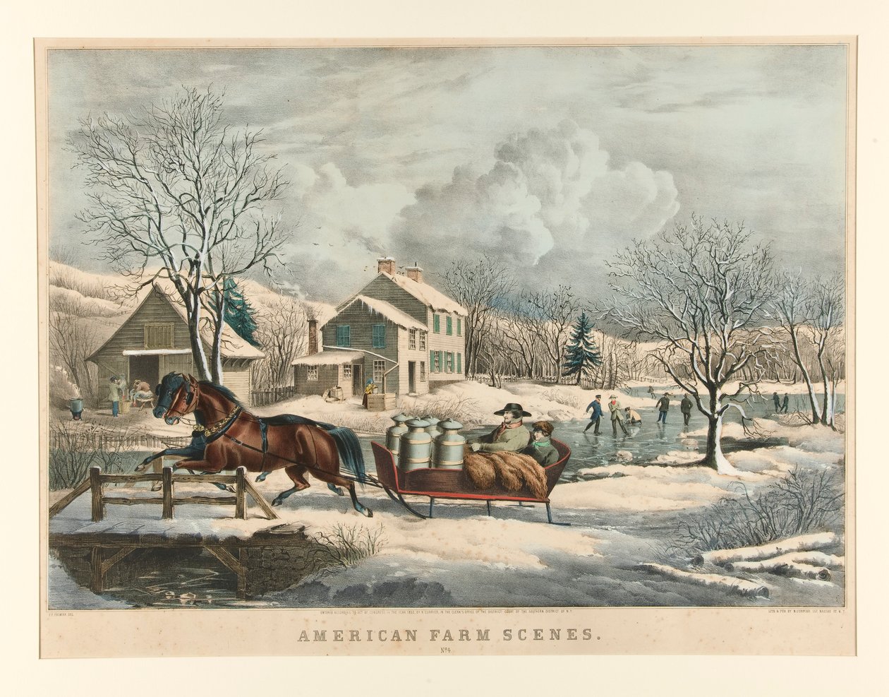 Amerikan Çiftlik Sahneleri./ No.4 by Nathaniel Currier