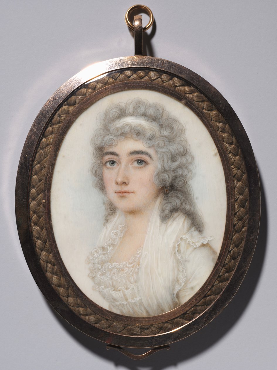 Kadın Portresi, c. 1795. by Nathaniel Plimer