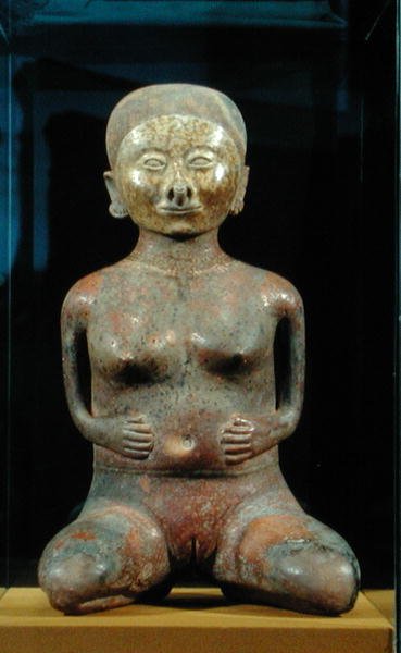 ನಯರಿತ್, ಮೆಕ್ಸಿಕೋ, 300 BC - 500 AD (ಸೆರಾಮಿಕ್) (ಇದನ್ನೂ ನೋಡಿ 187608) ಟರ್ಕ್‌ನಿಂದ ಸ್ತ್ರೀ ಪ್ರತಿಮೆ by Nayarit