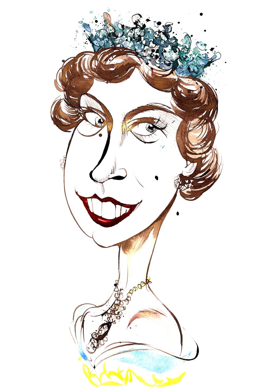 Kraliçe II. Elizabeth, Neale Osborne tarafından genç by Neale Osborne