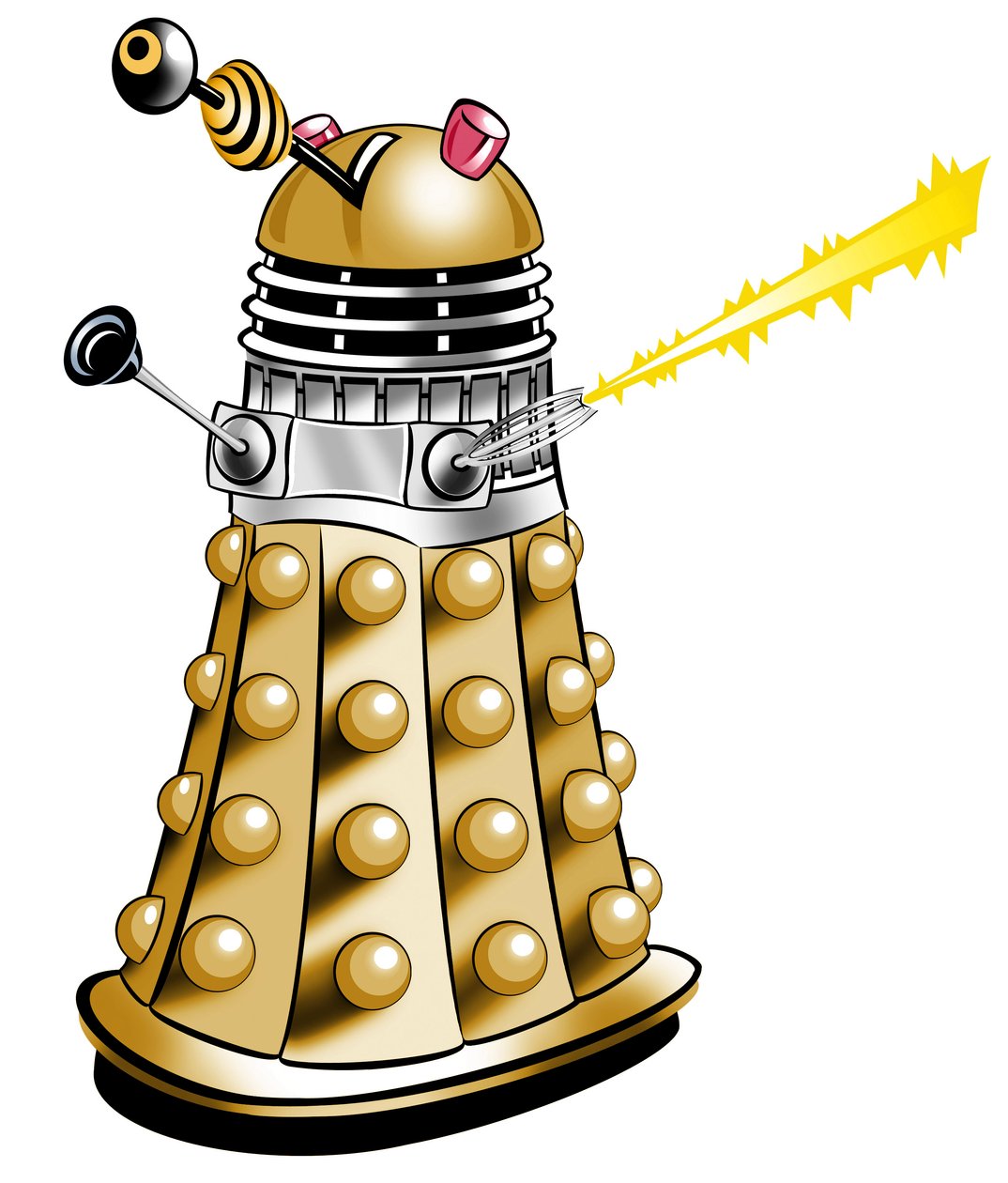 Dalek - karikatür çizimi by Neale Osborne