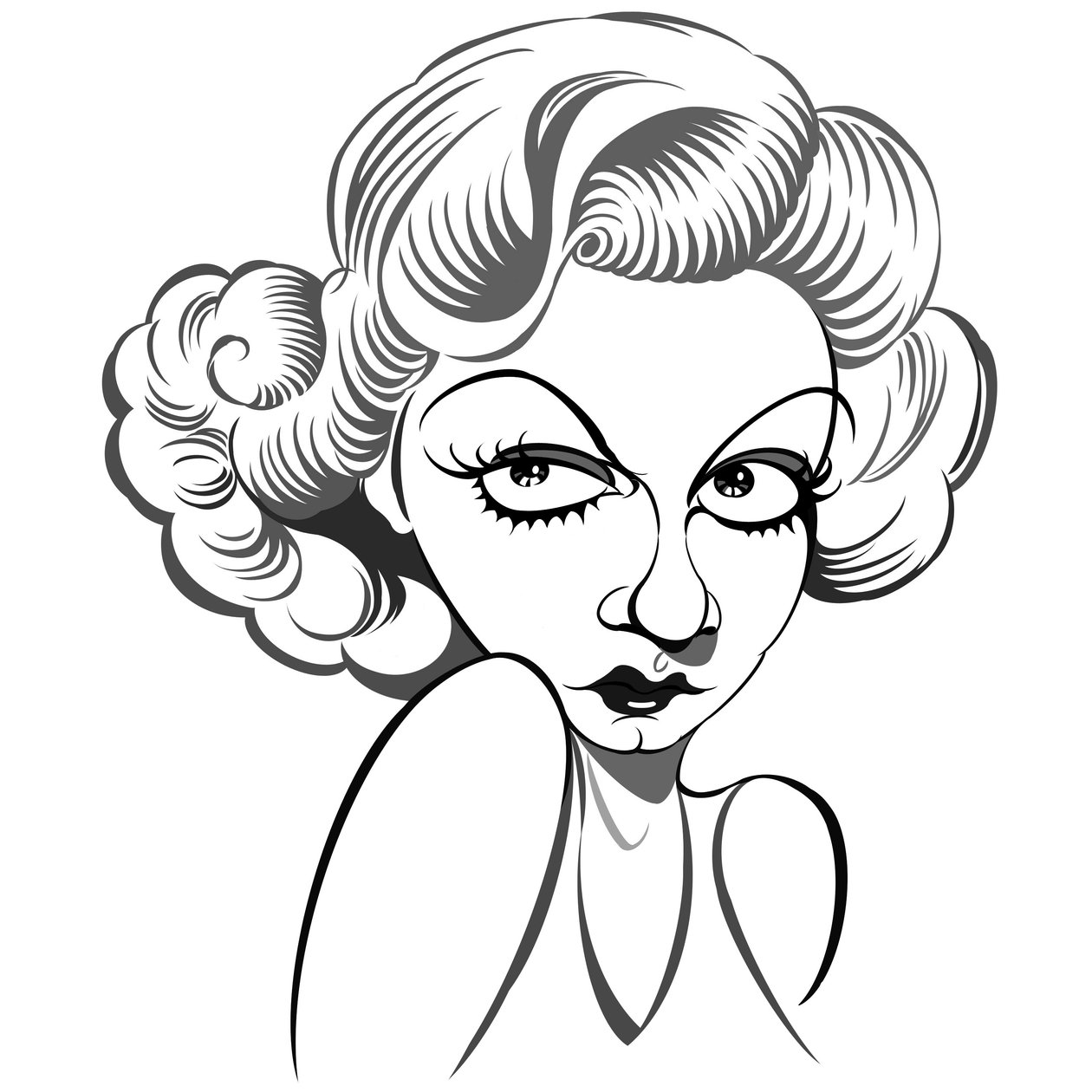Jean Harlow, 2018 (dijital) by Neale Osborne