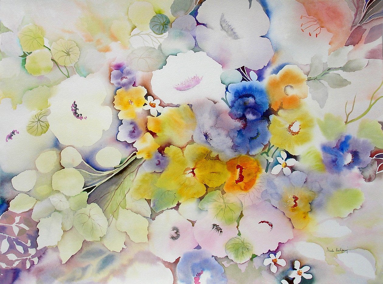 Çiçekler II by Neela Pushparaj