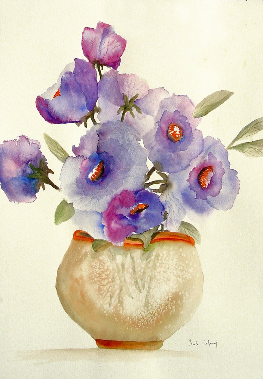Vazoda Mor Anemonlar by Neela Pushparaj