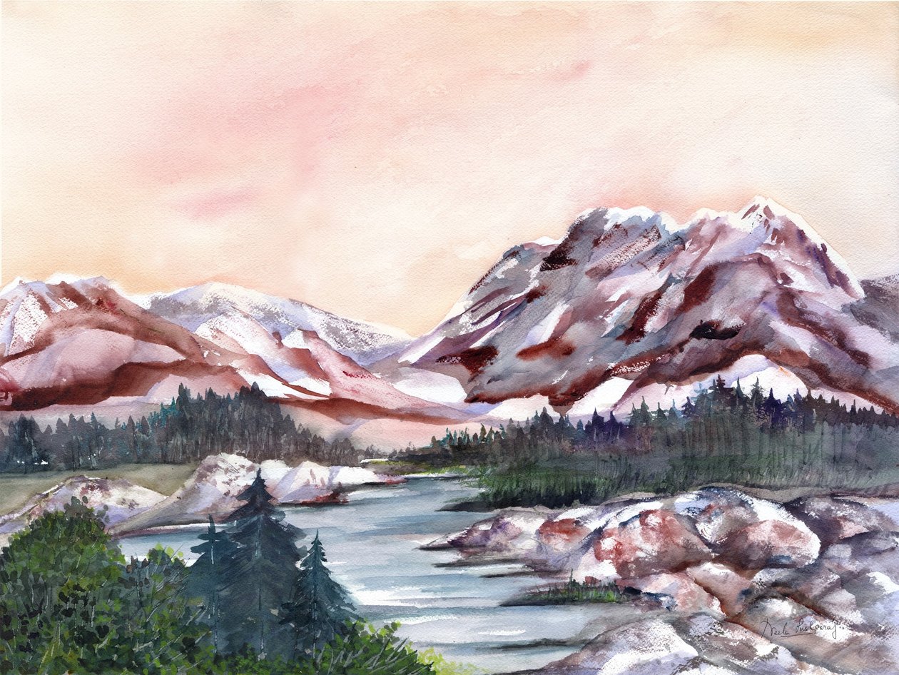 Rocky Hills ve su. by Neela Pushparaj
