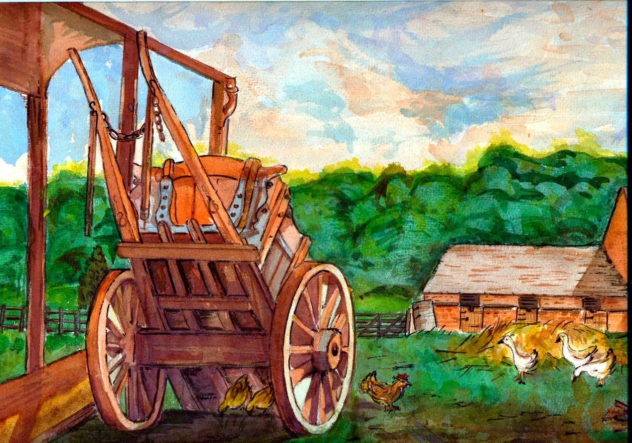 Wooldridge Farm, Priory (kağıt üzerinde wc) by Nell Hill