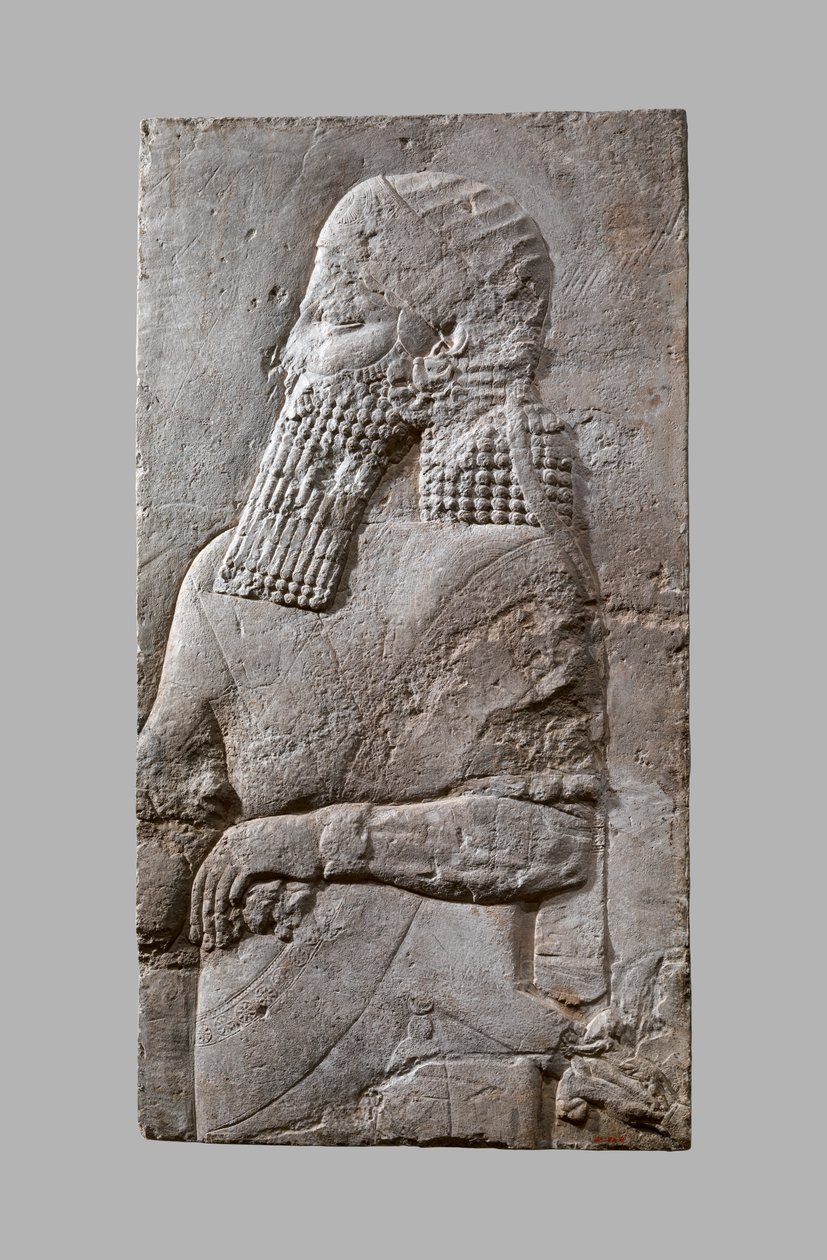 Asur Veliahtı, M.Ö.704-681 dolayları. (Alçı sıva) by Neo Assyrian