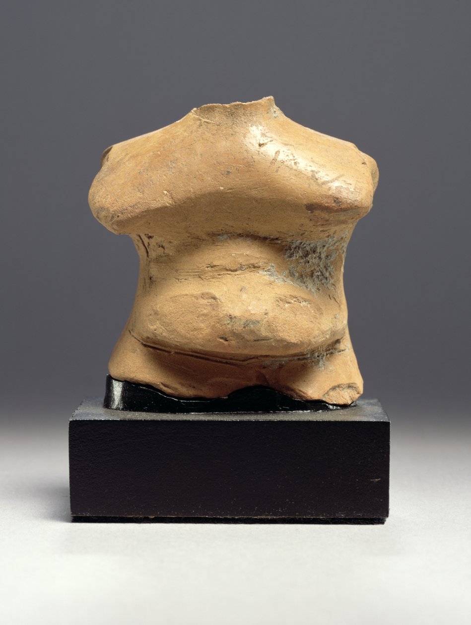 Parçalı figür, Thessalian, MÖ 6000 dolayları (pişmiş toprak) by Neolithic