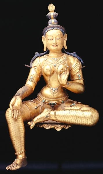 Tara figürü by Nepalese School