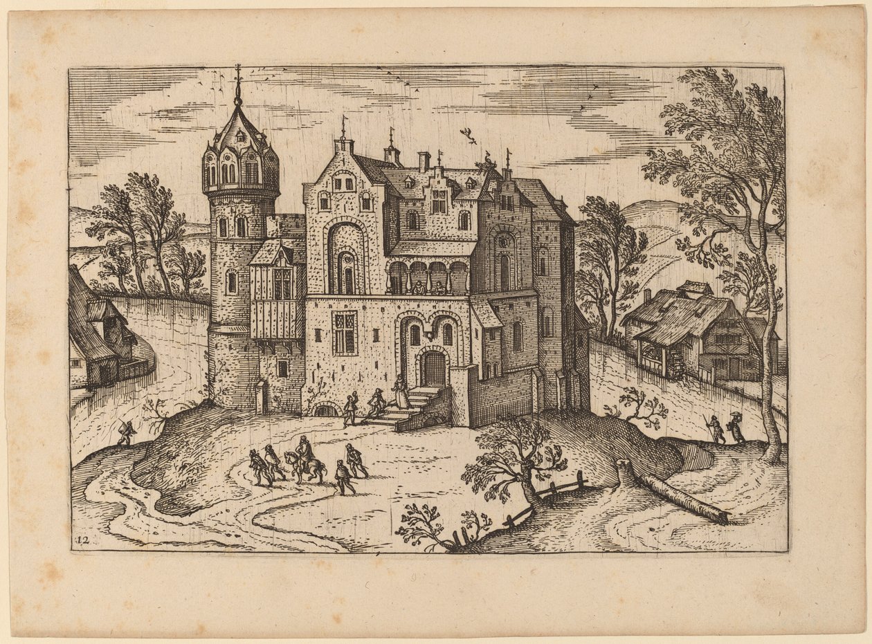 Nehir kenarındaki kale by Netherlandish 16th Century