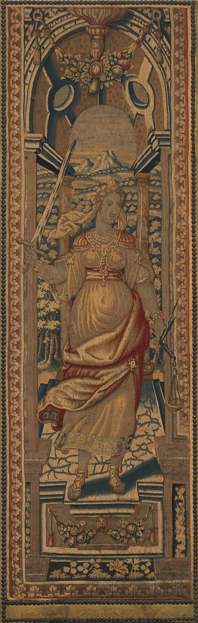 Dört Kardinal Erdem: Adalet by Netherlandish 16th Century