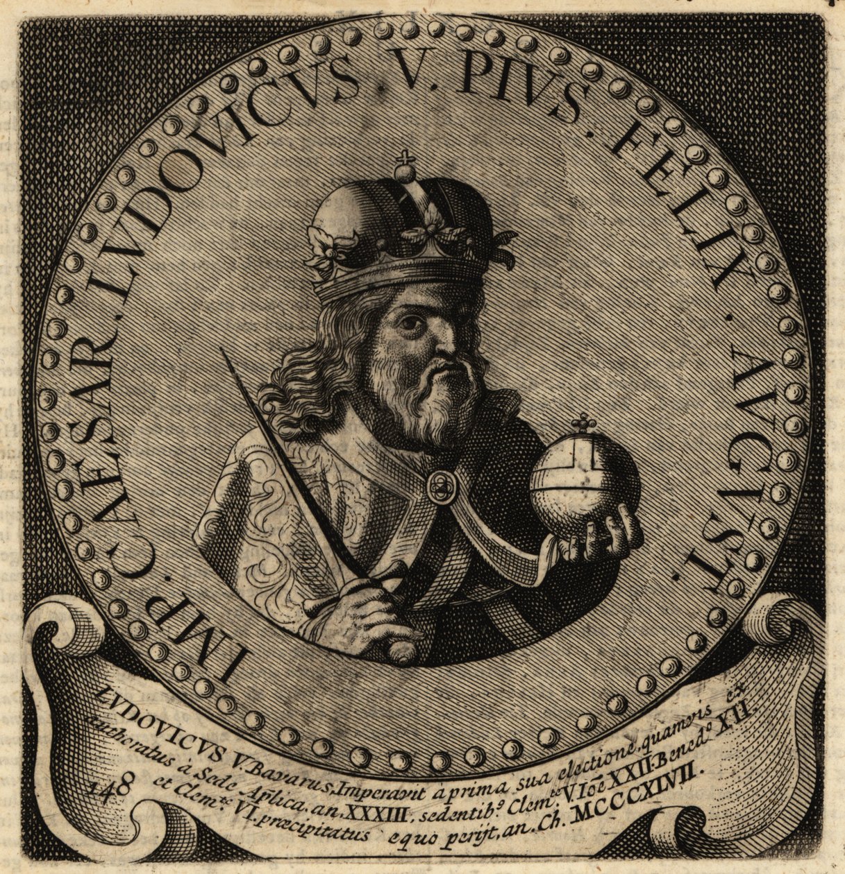 Kutsal Roma İmparatoru IV. Louis. by Netherlandish School