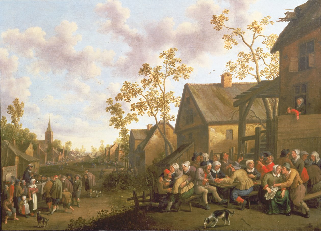 Kutsal Aile (panelde öfke) by Netherlandish School