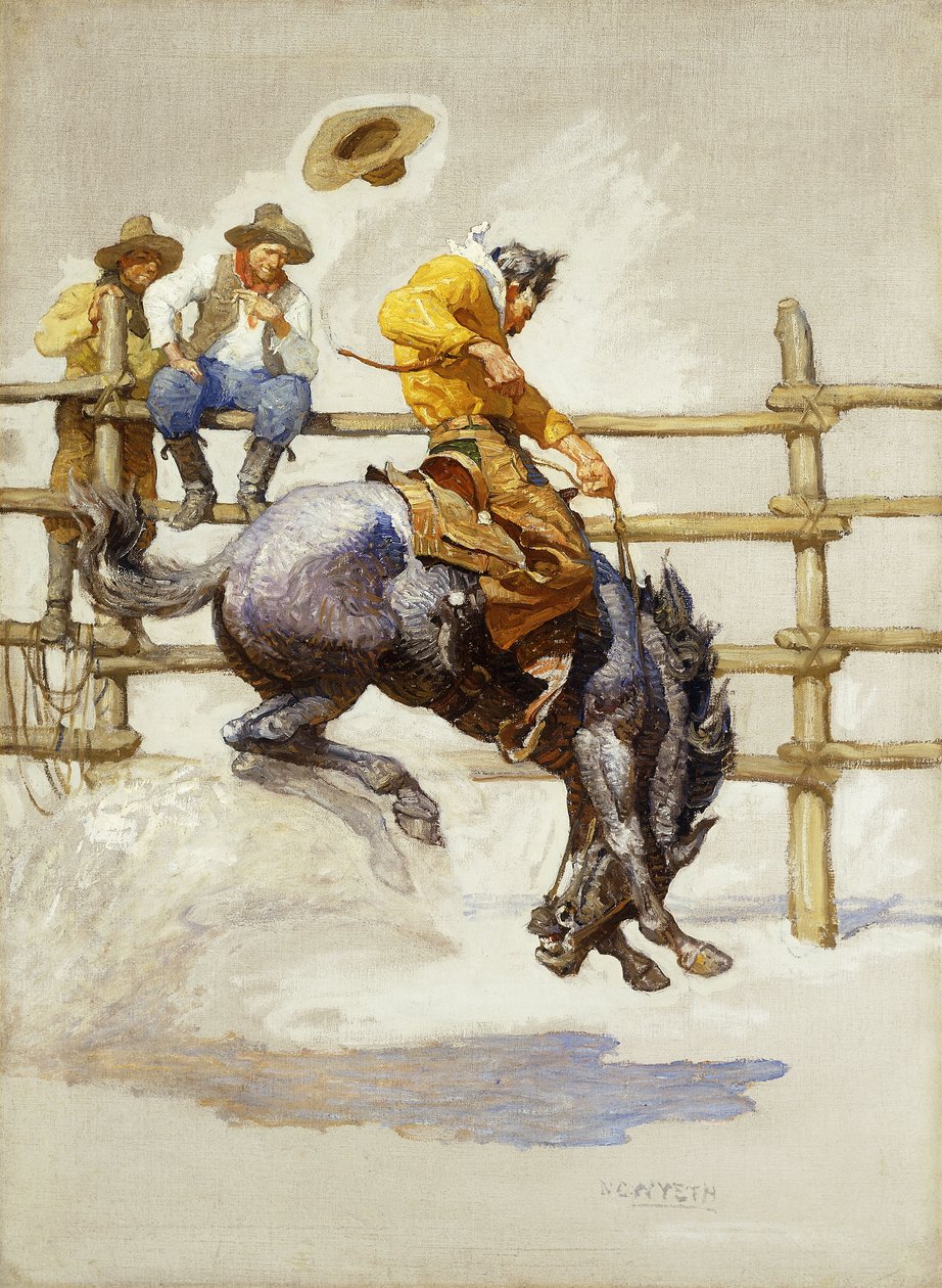 Bucking Bronco by Newell Convers Wyeth