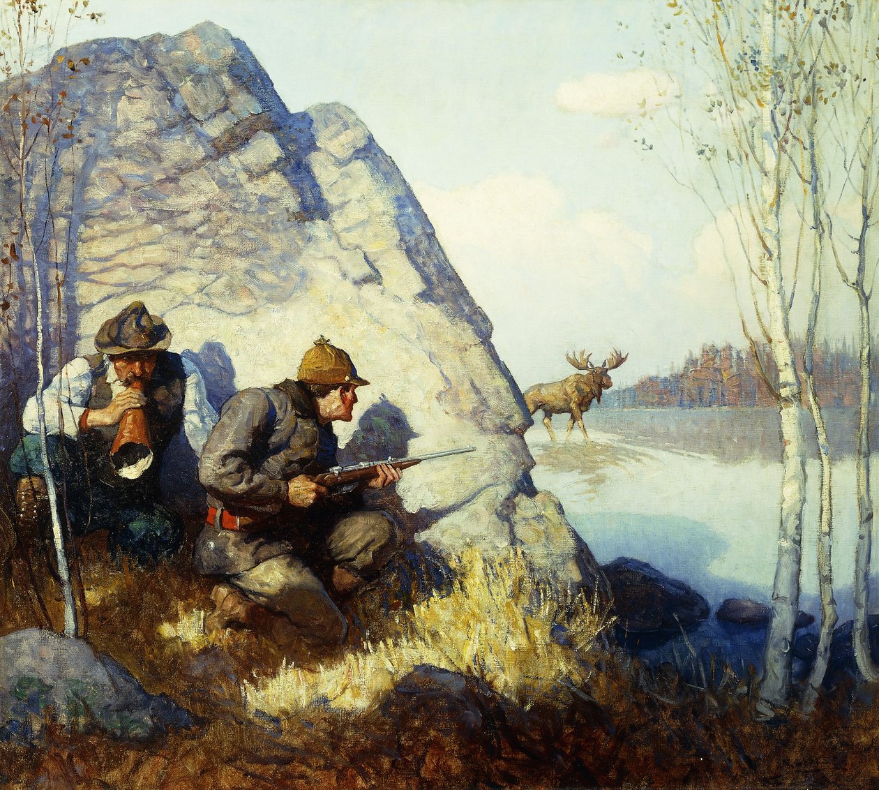 Geyik Çağrısı by Newell Convers Wyeth