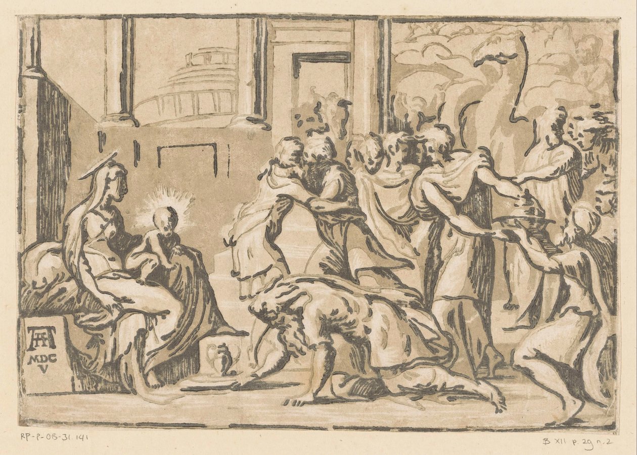 Kralların hayranlığı by Niccolò Vicentino (attributed to)