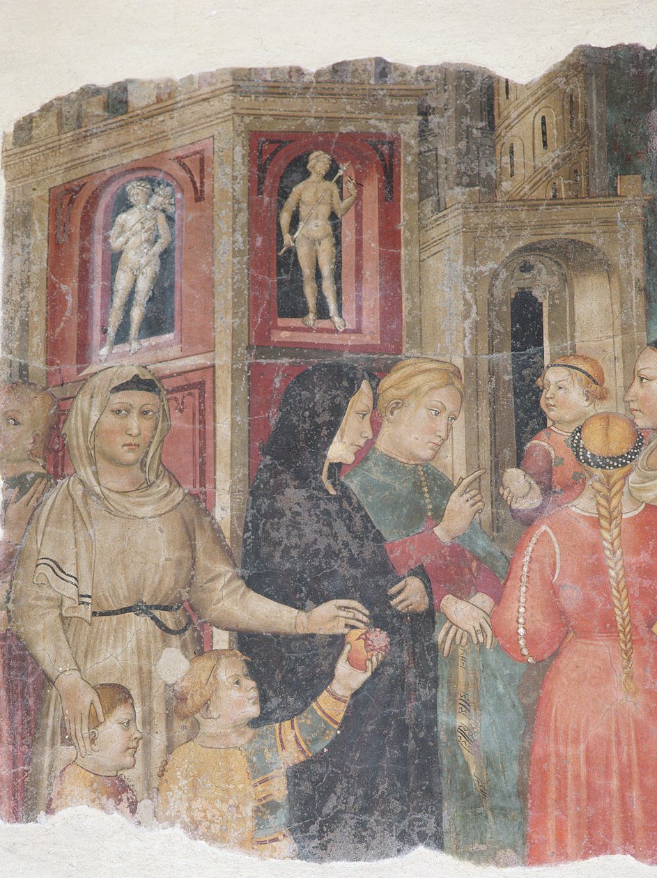Merhamet Kaptanlarından detay, 1386 by Niccolò Pietro di Gerini