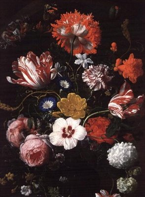 Çiçeklerle Natürmort by Nicholaes van Verendael