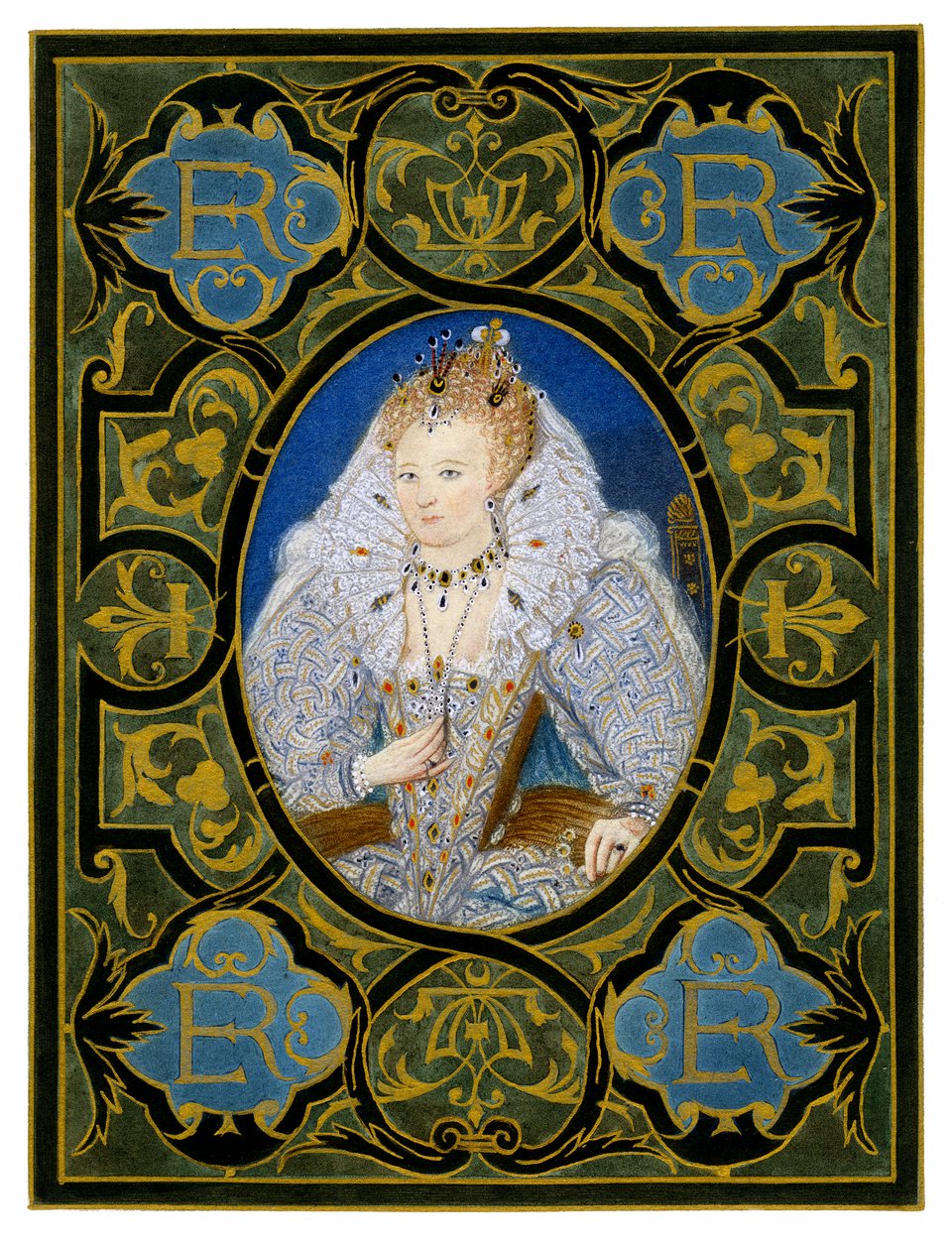 Kraliçe I. Elizabeth, 16. yüzyıl, 1896. by Nicholas Hilliard