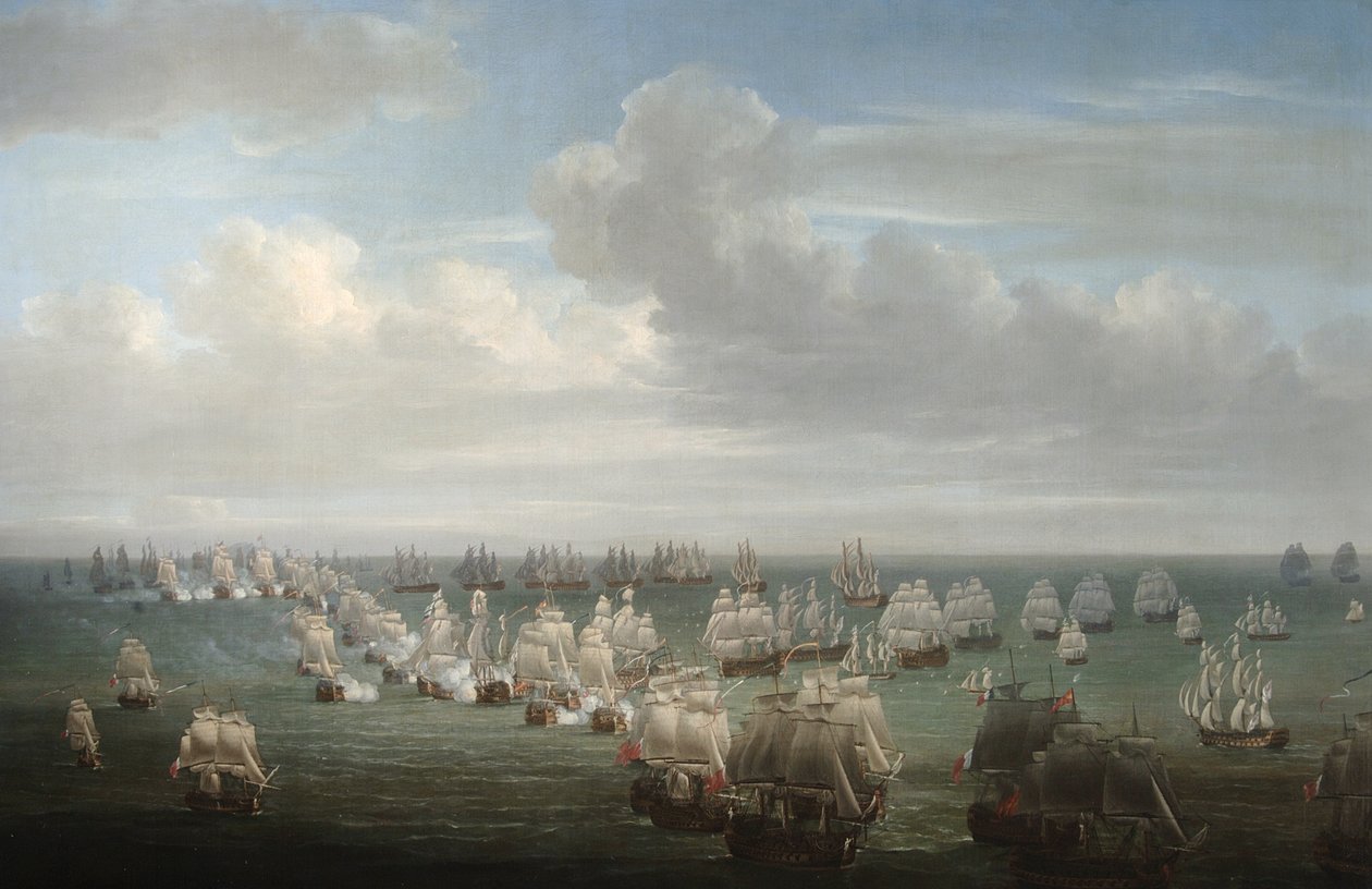 Trafalgar Savaşı by Nicholas Pocock