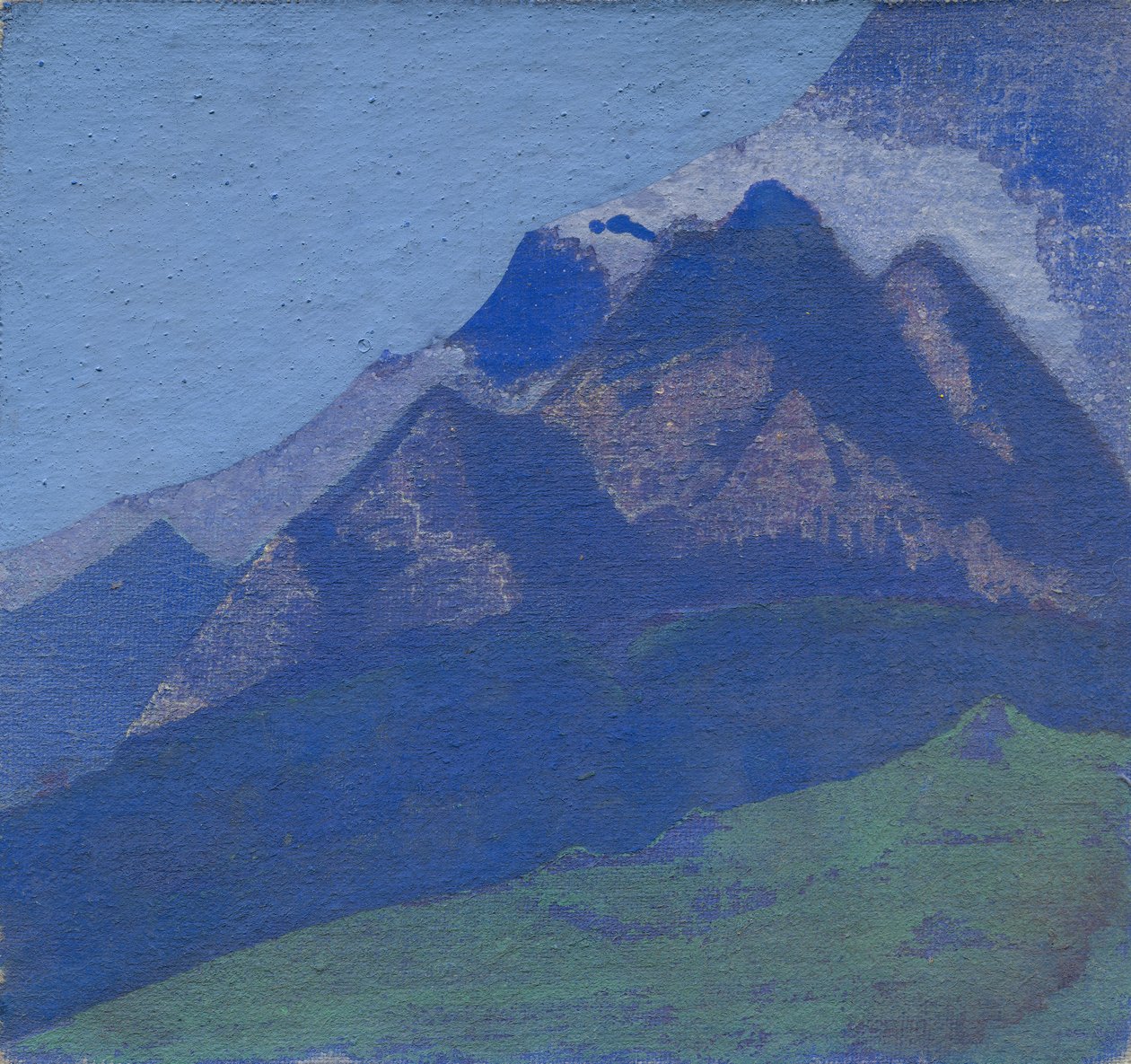Dağ çalışması, c.1929 by Nicholas Roerich