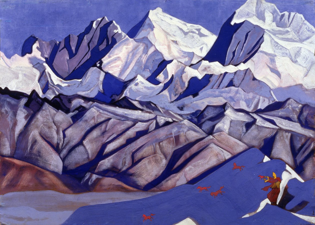 Kızıl Atlar, 1925 by Nicholas Roerich
