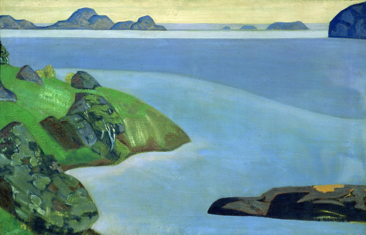 Kayalık Sahil Manzarası by Nicholas Roerich