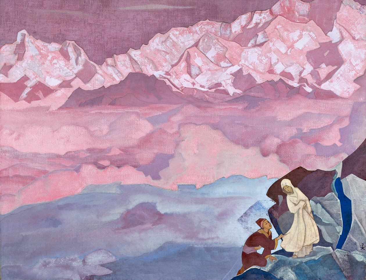 Lider Olan, 1924. by Nikolai Konstantinowitsch Roerich