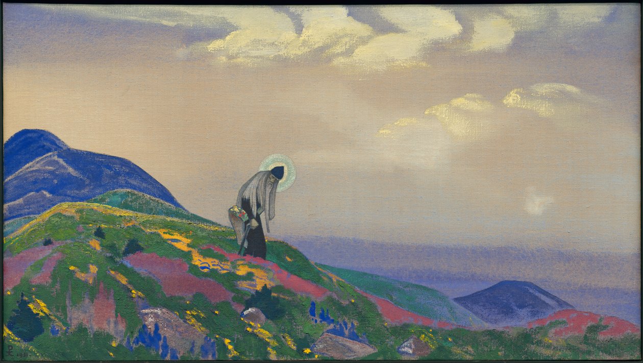 Aziz Panteleimon Şifacı, 1931 by Nicholas Roerich