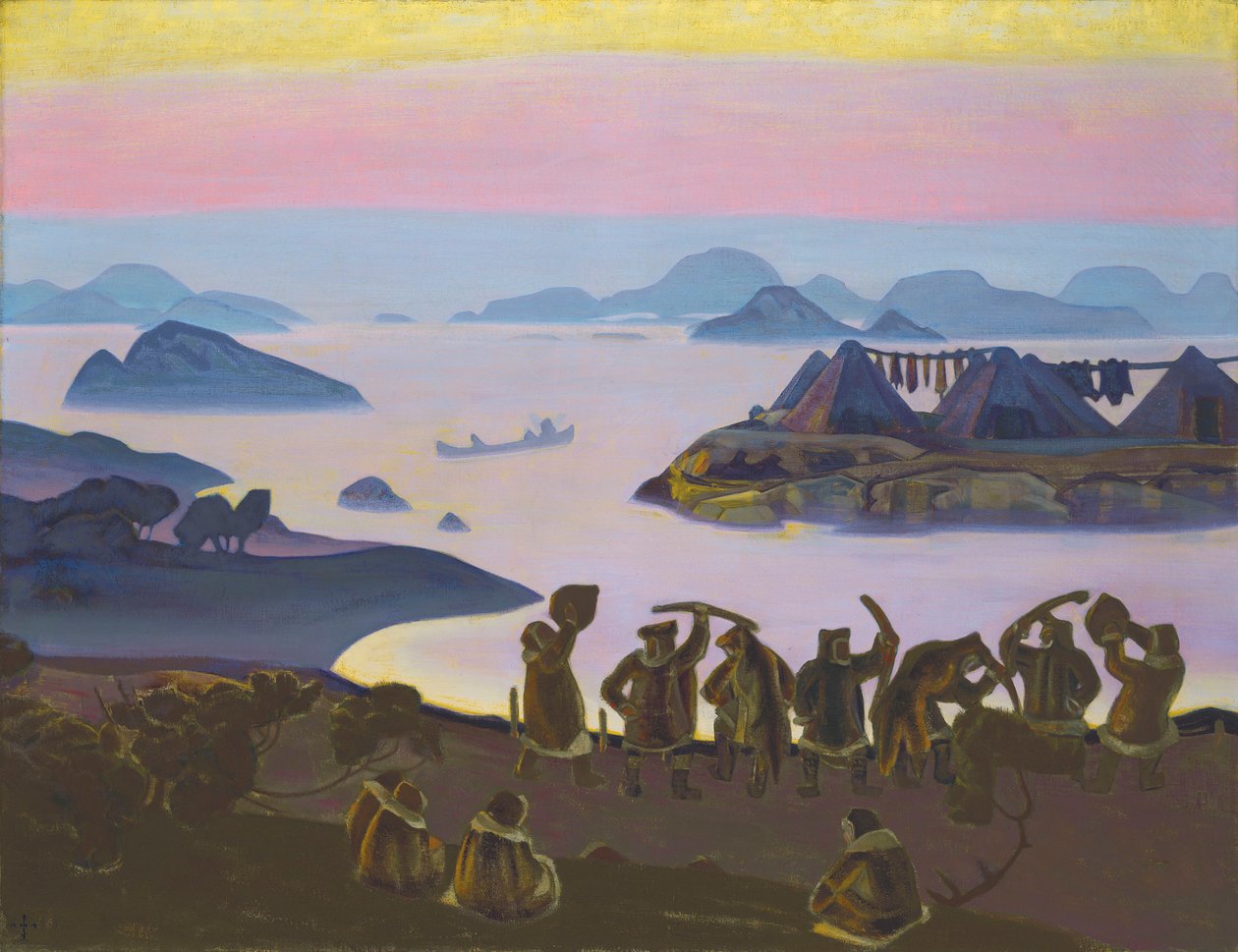 Güneşin Çağrısı, 1919. by Nicholas Roerich