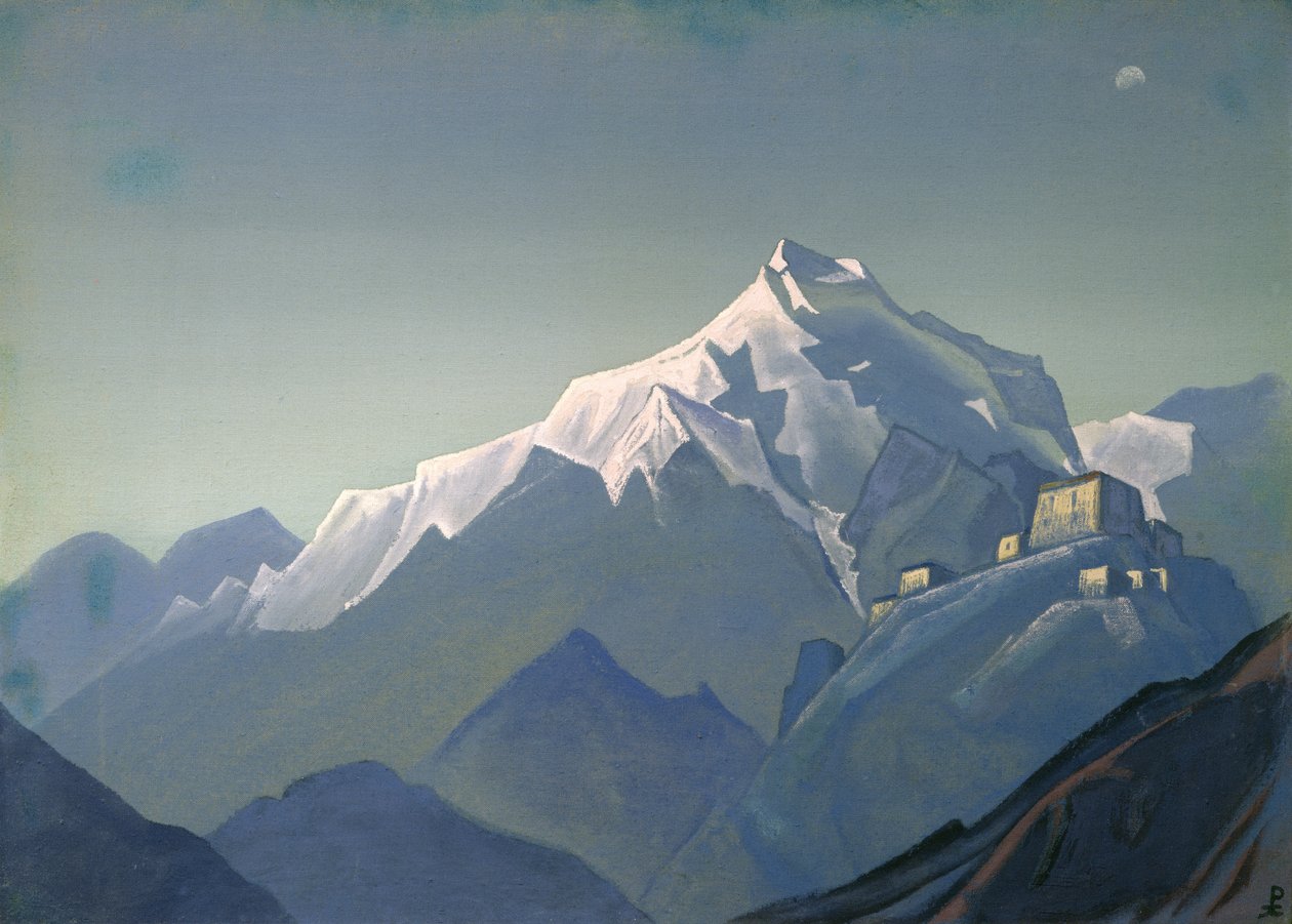 Tibet: Bir Manastır, 1944 by Nicholas Roerich