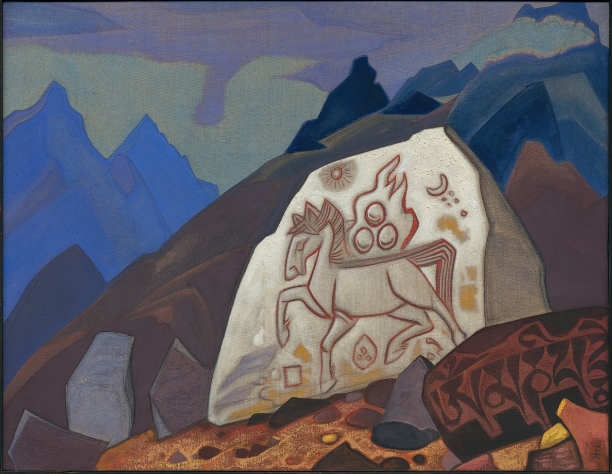 Beyaz Taş, 1933 by Nicholas Roerich