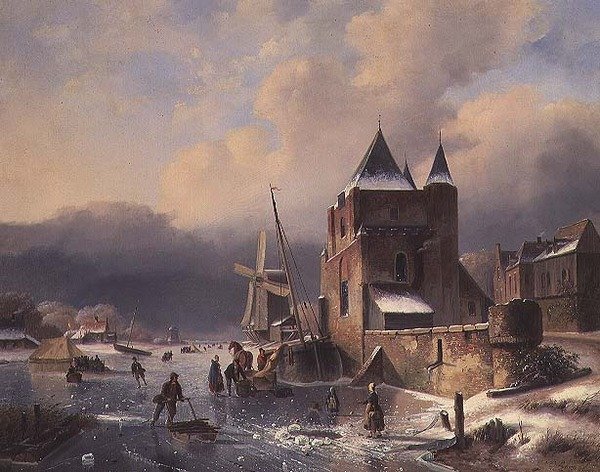 Bir Kış Manzarası by Nicholas Rosenboom