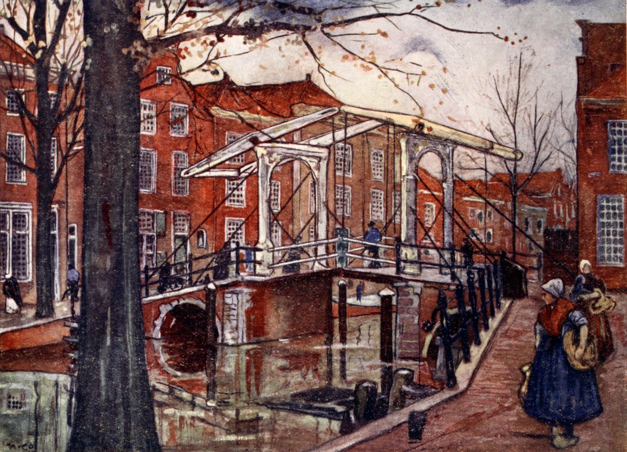 Eski Ren Nehri, Leiden, 1904 by Nico Jungman