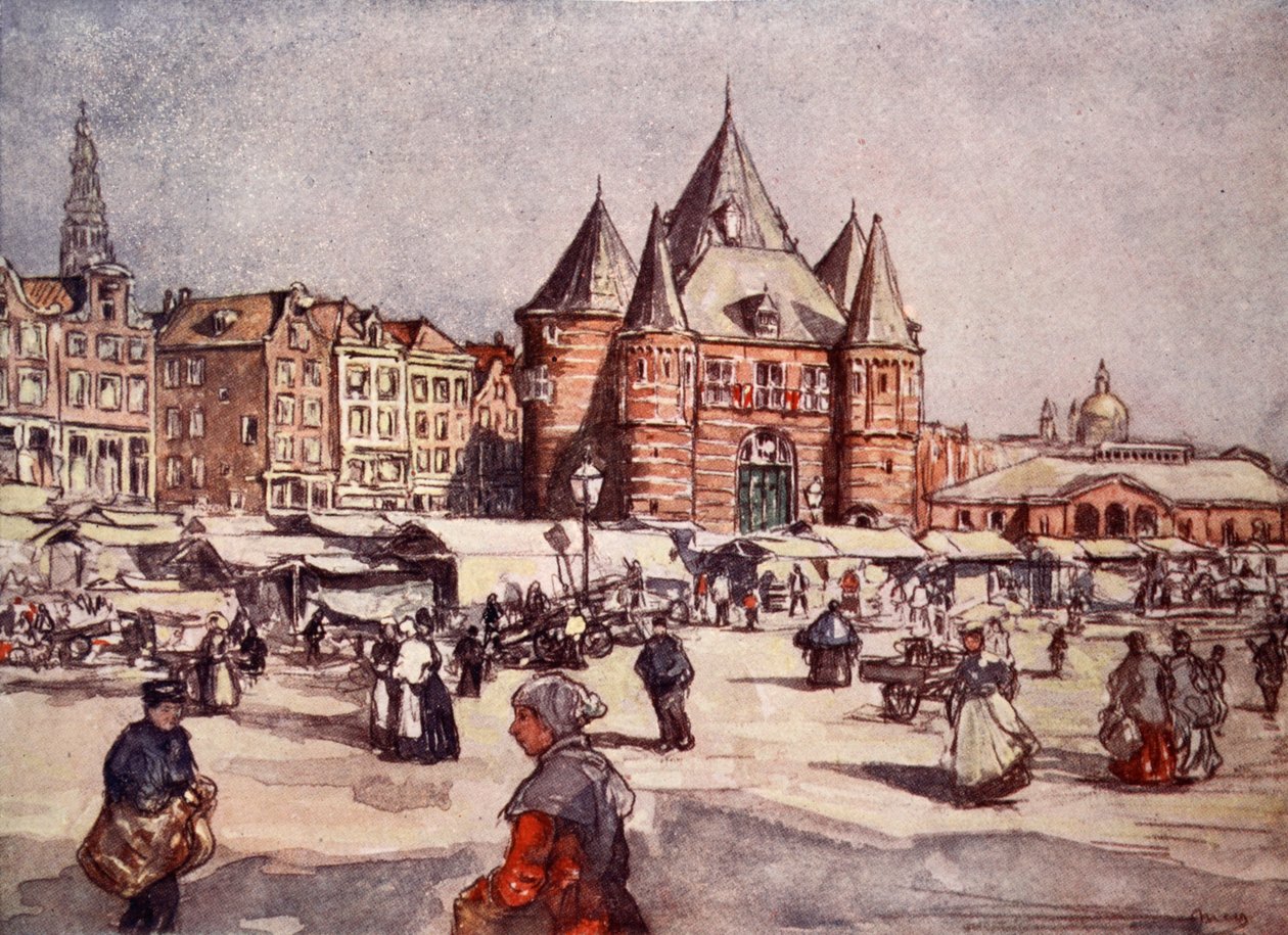 De Waag, Amsterdam, 1904 by Nico Jungman