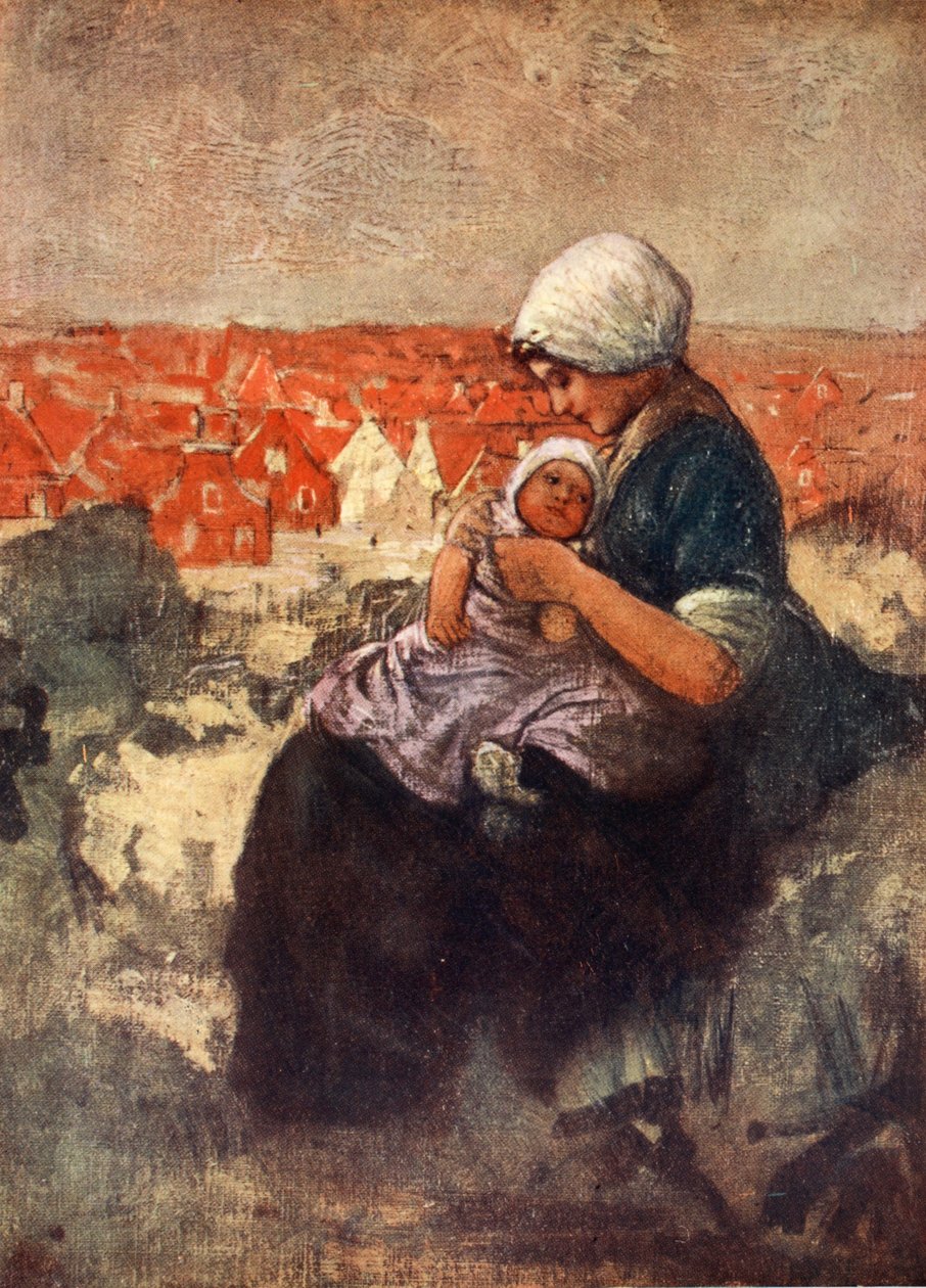ಷೆವೆನಿಂಗನ್‌ನ ತಾಯಿ ಮತ್ತು ಮಗು, 1904 ಟರ್ಕಿ by Nico Jungman
