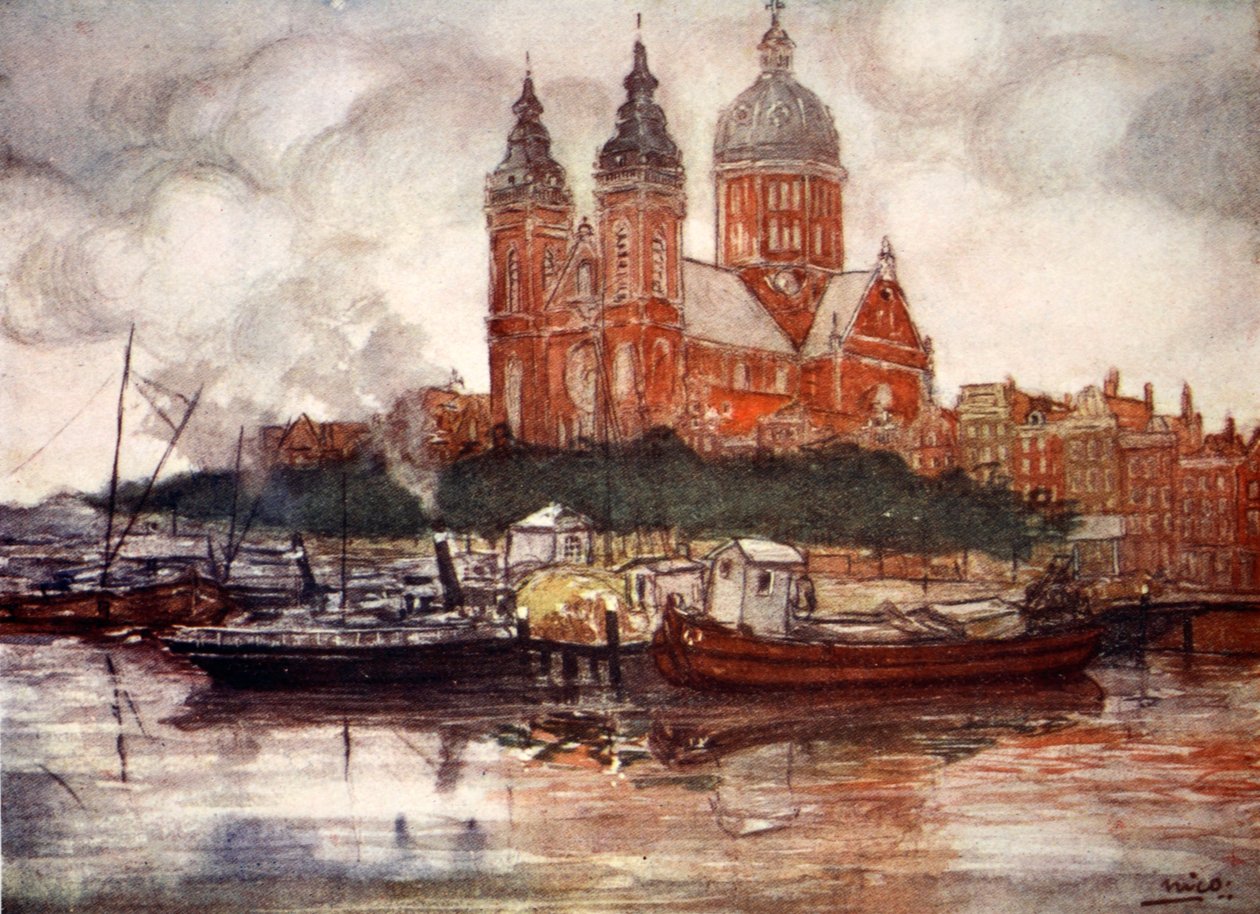 Aziz Nicholas Kilisesi, Amsterdam, 1904 by Nico Jungman
